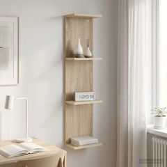 Ράφι Τοίχου Sonoma Δρυς 22 x 15 x 100 εκ Επεξεργασμένο Ξύλο 8012440