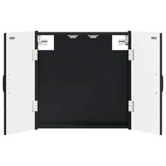 Ντουλάπα Πινάκων Βελών HAARLEM Μαύρο 52,5 x 10,5 x 53,5 εκ. 896886