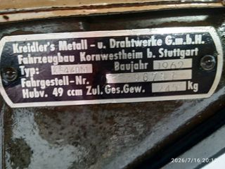 Kreidler Florett 50 1962 φλορετα του 62 , χρώμα εργοστασιακό-thumb-6