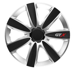 Τάσια αυτοκινήτου Versaco GTX CARBON Black/Silver - 14" - Μαύρο / Ασημί - 4 τμχ.