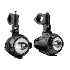 Lampa - Προβολείς Ομίχλης Moto FOG-X2 12V 30W 2100lm 6000-6500K Φ71mm 1 LED Αδιάβροχοι IP68 με Καλωδίωση και Βάσεις Φ38-39mm - Σετ 2 Τεμ. (9158.2-LM)