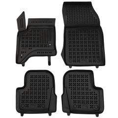 Alfa Romeo Junior 2024+ Ibrida λαστιχένια μαύρα πατάκια σκαφάκια Rezaw Plast - 4τμχ
