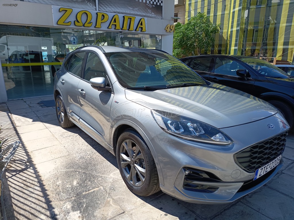Ford Kuga 2022 Dsl EcoBlue ST-Line 1.5 ΑΘΙΚΤΟ αβαφοΕΛΛΗΝΙΚΟ PASTEL PERLA
