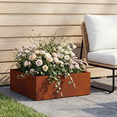 Γλάστρα Κήπου Σκ rusty 60 x 60 x 20 εκ 8005006