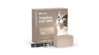 Tractive CAT mini GPS Pet Tracker Γάτας με Κολάρο Brown