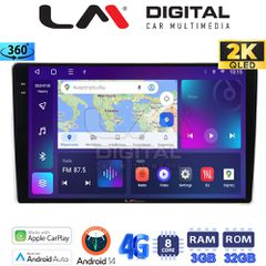 LM Digital - LM ZD8566 GPS Οθόνη OEM Multimedia Αυτοκινήτου για Toyota ProAce 2013 > 2016Citroen C2 2003 > 2009Citroen C3 2001 > 2010Citroen Jumpy 2007 > 2016Citroen Berlingo 2008 > 2019Peugeot 307 20
