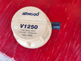 Αντλία Σεντίνας Attwood V1250 (Μοντέλο 4212)