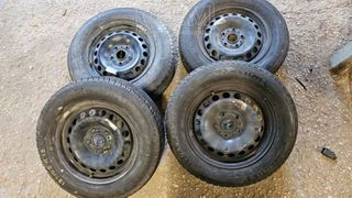 VW / AUDI / SKODA / SEAT | ΑΤΣΑΛΙΝΗ ΖΑΝΤΑ (4ΑΔΑ Η ΜΕΜΟΝΩΜΕΝΑ) - ΤΡΟΧΟΣ - ΡΕΖΕΡΒΑ 15" ΙΝΤΣΩΝ 5x112 - 57.1mm ΜΕ ΛΑΣΤΙΧΟ 195/65R15 | 5Q0601027BN / 2017 - 2026