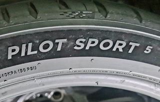 Michelin Pilot Sport 5, 215/45/18, Extra Load, DOT 4122, 4 τεμάχια-thumb-2