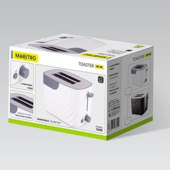Maestro MR-706-White Toaster White-thumb-2