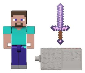Minecraft Action Figure Steve 8 cm-thumb-1