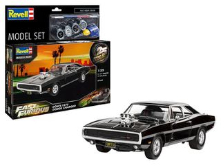 FAST & FURIOUS - Dominic's 1970 Dodge Charger - Model Kit 1/25