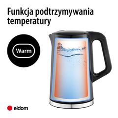 ELDOM JETTY CORDLESS KETTLE WITH TEMPERATURE CONTROL-thumb-2