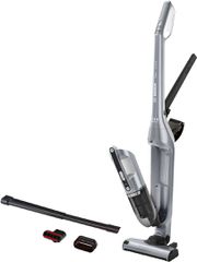 Bosch BCH3P210 stick vacuum/electric broom 2-in-1 stick vacuum AC/Battery Dry Bagless 0.4 L Black, Grey