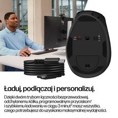 HP Tilt Ergonomic Mouse 720M-thumb-1