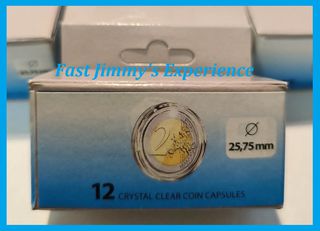 Πλαστικές κάψουλες 25,75 mm για νομίσματα