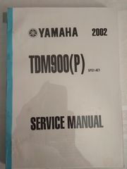 SERVICE MANUAL TDM 900 2 BOOKS - PARTS CATALOGUE - PARTS NUMBERS