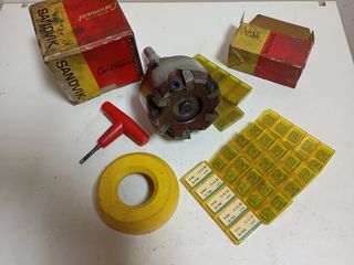 Κεφαλή φρεζαρίσματος προσώπου (face mill cutter - Sandvick Coromant) φ80μμ
