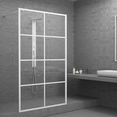 Orabella Windows White matt 90 cm - Καμπίνα ελεύθερης τοποθέτησης με βραχίονα στήριξης τοίχου 30463
