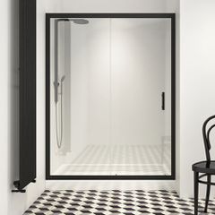 Orabella Energy Easy Fix Black matt H200 100 cm - Καμπίνα αντιστρέψιμη, ευθύγραμμη 30706