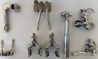 Vintage shimano aero groupset 600 ax .