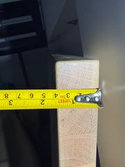 Μασίφ Πάγκος Κουζίνας Δρυς 3m × 96cm × 4cm-thumb-5