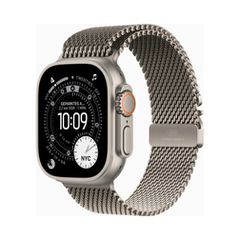 Apple Watch Ultra 3 (Series 11 2025) Gps +Cellular 49mm Natural Titanium Case με Natural Titanium Milanese Loop L EU