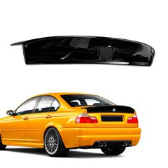 Αεροτομή Πορτ Παγκάζ Για Bmw 3 E46 99-05 Sedan Csl Look Γυαλιστερή Μαύρη Από Abs Πλαστικό