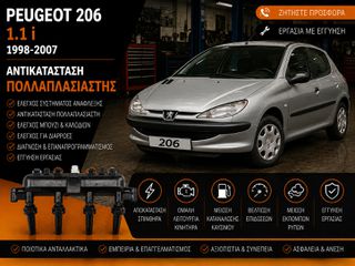 Peugeot 206 (1998-2007) 1.1 i - Αντικατάσταση Πολλαπλασιαστής
