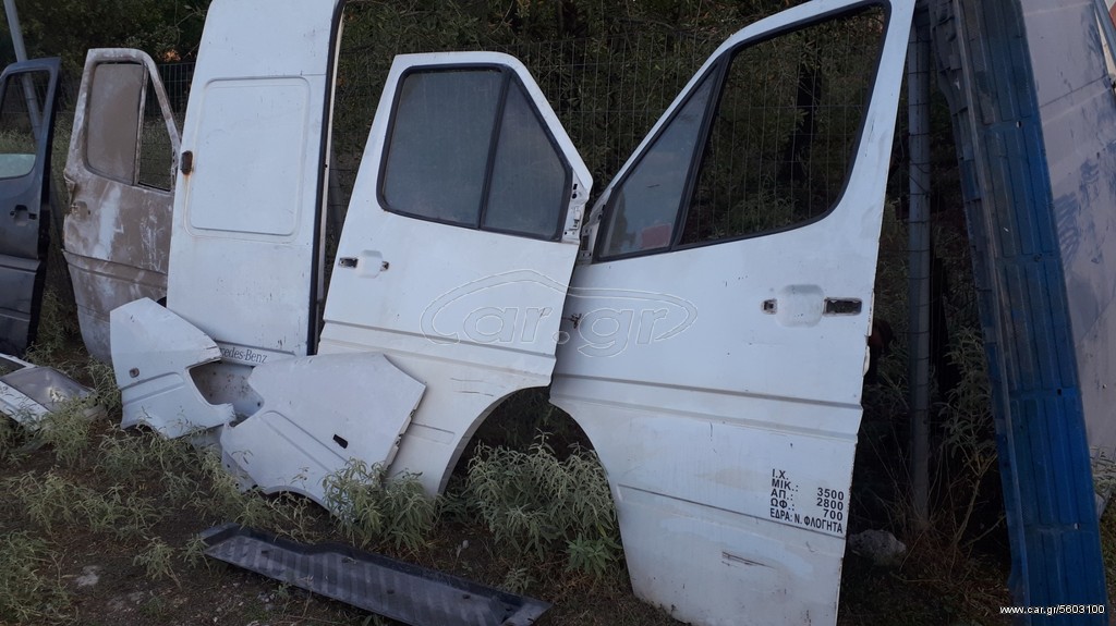 mercedes sprinter 308/208/408/312/412/410/310 πορτα πείσω πορτα οδηγού συνοδηγου καπό φτερά φανάρι 