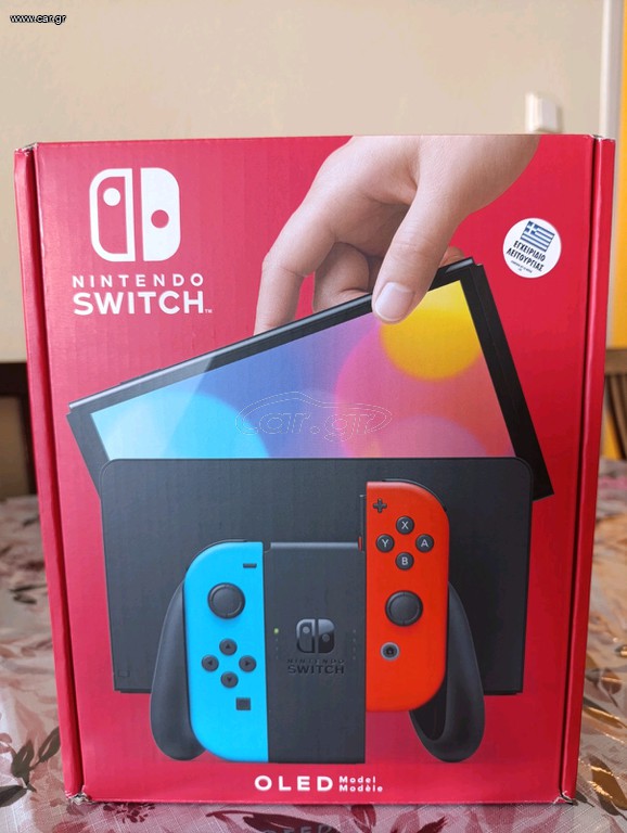 Nintendo switch oled red and blue 64gb