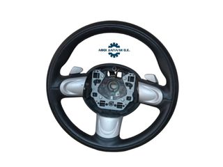 MINI COOPER R56/R55/R57/R58/R59/R60/R61 (2006-2016), Δερμάτινο Τιμόνι (Βολάν) με Paddles, με κωδικό 32306794625