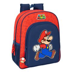 Τσάντα Πλάτης Σχολική Super Mario "Trick" Junior 32x12x38cm Safta