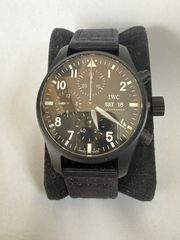 IWC Pilot's Top Gun Chronograph Black (TWF) – Με θέμα ημερομηνίας