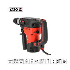 YATO ΠΙΣΤΟΛΕΤΟ ΠΝΕΥΜΑΤΙΚΟ SDS 1500W YT-82117 (20182117)-thumb-1
