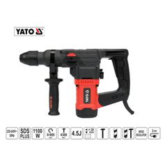 YATO ΠΙΣΤΟΛΕΤΟ SDS PLUS 3 ΛΕΙΤΟΥΡΓΙΩΝ 1100W 4,5J YT-82118 (20182118)