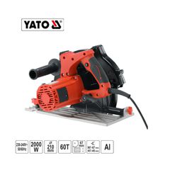 YATO ΔΙΣΚΟΠΡΙΟΝΟ ΧΕΙΡΟΣ ΚΑΙ ΠΑΓΚΟΥ 2 ΣΕ 1 210ΜΜ 2000W YT-82155 (20182155)-thumb-1