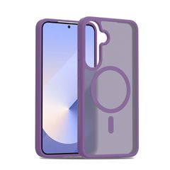 Θήκη Κινητού - Phone Case για Samsung Galaxy S23 FE 6.4" Ημιδιάφανη Ματ Φιμέ Μωβ MagSafe/Magnetic Υβριδική TPU/PC Shockproof Anti-Scratch Ανθεκτική Αντιολισθητική με Προστασία Κάμερας ( Κωδ.1-CASE0032