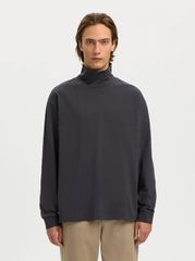 Selected Relax Risk Ls Roll Neck Tee 16100997
