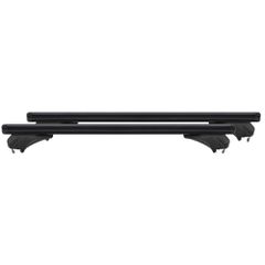 MENABO ΜΠΑΡΕΣ ΑΛΟΥΜΙΝΙΟΥ SONIC BLACK 120 cm ΣΕ ΜΑΥΡΟ ΧΡΩΜΑ ΓΙΑ SEAT Arona 5 doors 2017> ΜΕ FLUSH ή RAISED RAILS - 2 ΤΕΜ. (14680/MB)