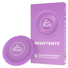 Love Match Resistant condoms 6 pieces