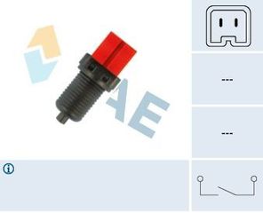 FAE Διακόπτης των φώτων φρένων CITROEN Jumpy I VAN - C5 I - C3 I (FC, FN) - FORD Mondeo Mk1 (GBP) - LANCIA Phedra (179) - PEUGEOT 206 (2A/C) - 307 (3A/C)