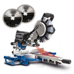 Φαλτσοπρίονο Radar / Συρόμενο Scheppach HM254SPX | 2200W – Ø 254mm (με Laser & 2 Δίσκους 48Z & 60Z)