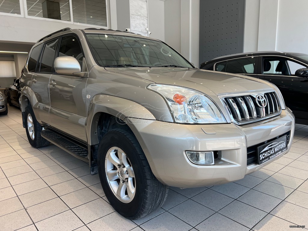 Toyota Land Cruiser 2004 120 ΕΛΛΗΝΙΚΟ 7ΘΕΣΙΟ ΗΛΙΟΡΟΦΗ