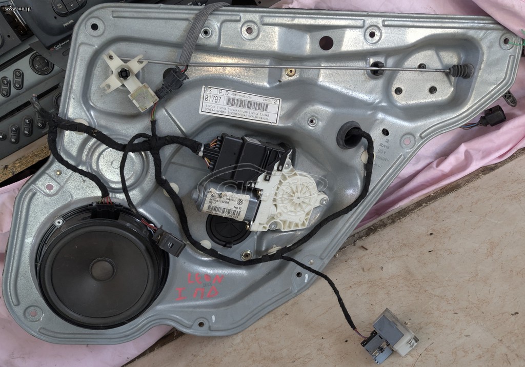 ΓΡΥΛΟΣ ΠΑΡΑΘΥΡΟΥ ΗΛΕΚΤΡΙΚΟΣ ΠΙΣΩ ΔΕΞΙΑ SEAT LEON I TOLEDO II 1M 1998-2005