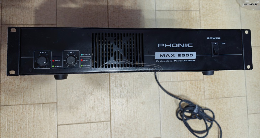 PHONIC 2500MAX τελικός ενισχυτης