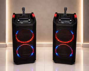 Σετ ηχεια 4χ15 ιντσες 2400+2400 watt max bluetooth