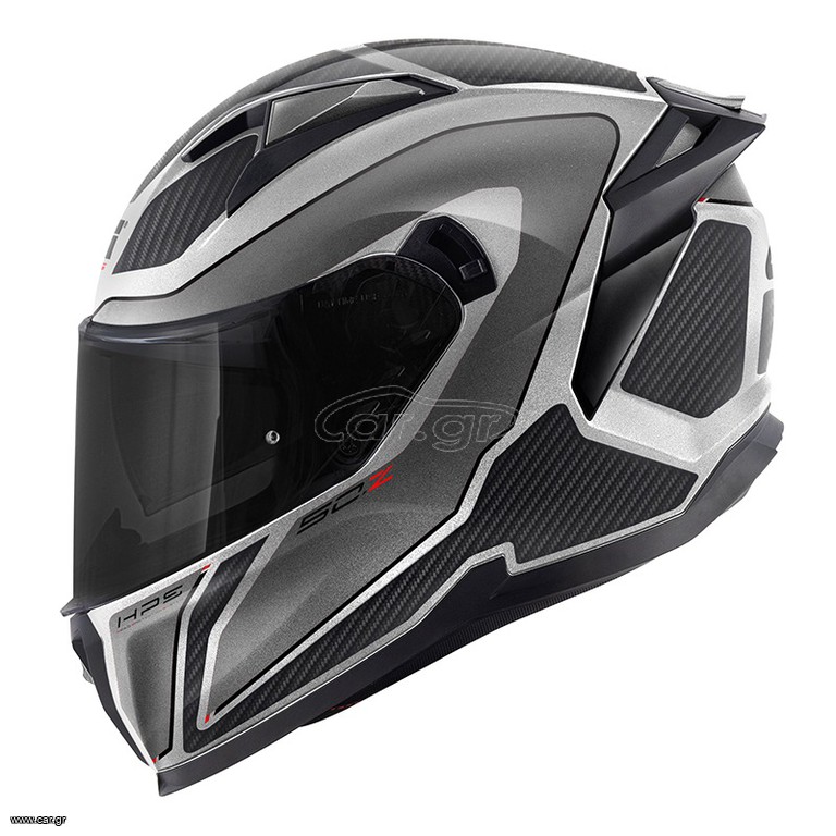 Κράνος Givi 50.Z titanium/black/red + Extra Visor