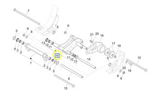 Βάση Κινητήρα Piaggio Liberty 125 iGet 4T 3V ie ABS E5 20/22 RP8MD4100 1C001995