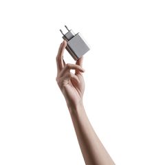 Cuktech 65W GaN 2xUSB-C 1xUSB-A Wall Charger - Gray-thumb-4